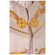 Cope in 100% polyester with gold embroideries s4