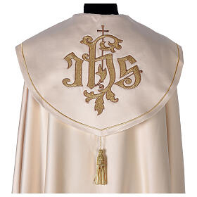 Pluviale Polyester Wolle goldenen Kreuze