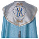 Pluviale, 100% Polyester, Mariensymbol hellblau s2
