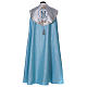 Cope in 100% sky blue polyester with initials of Mary s7