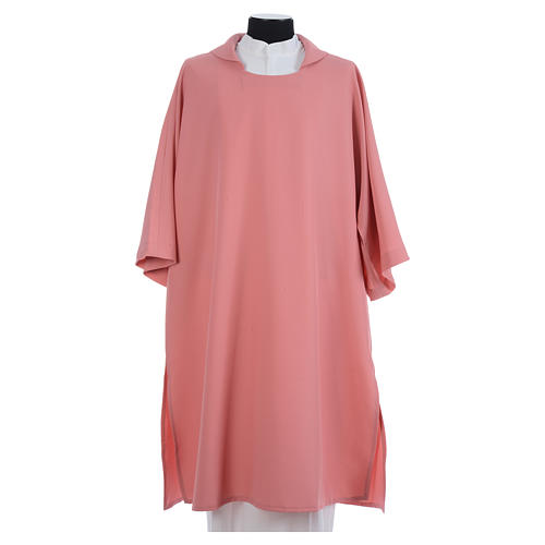 Dalmatic in polyester, rose 1