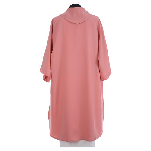 Dalmatic in polyester, rose 3