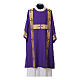 Deacon Dalmatic with front decoration trim made in Vatican fabric 100% polyester s7