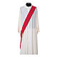 Deacon Dalmatic with front decoration trim made in Vatican fabric 100% polyester s10