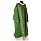 Dalmatic with decoration trim on front and back made in Vatican fabric 100% polyester s3