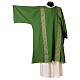 Dalmatic with decoration trim on front and back made in Vatican fabric 100% polyester s5