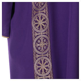 Capas de Asperges, Dalmáticas, Paramentos Romanos: Dalmática galão aplicado ambos lados tecido Vatican 100% poliéster. Capas de Asperges, Dalmáticas, Paramentos Romanos: Dalmática galão aplicado ambos lados tecido Vatican 100% poliéster.