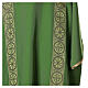 Eucharistic Dalmatic with decoration trim on front and back made in Vatican fabric 100% polyester s2