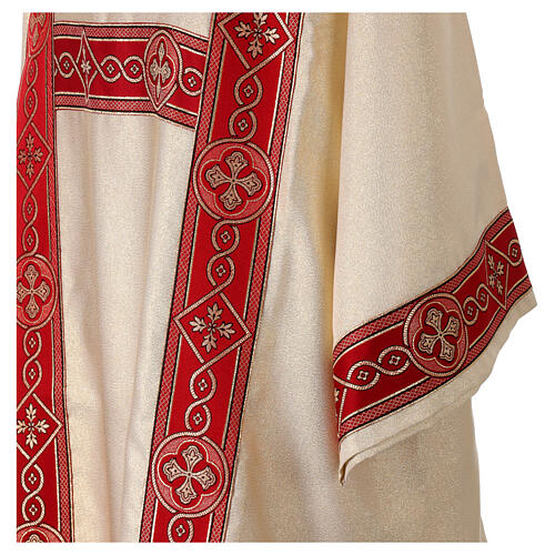 Dalmatik Polyester und Wolle dekoriert gold 4