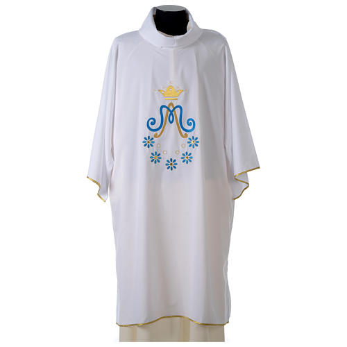Dalmatic with Marian symbol and daisies, light 1