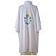 Dalmatic with Marian symbol and daisies, light s5