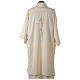 Ultralight Dalmatic with Peace and lilies embroidery on front and back, Vatican fabric 100% polyester s14