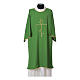 Ultralight Deacon Dalmatic with Peace and lilies embroidery on front and back, Vatican fabric 100% polyester s3