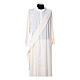 Ultralight Deacon Dalmatic with Peace and lilies embroidery on front and back, Vatican fabric 100% polyester s10
