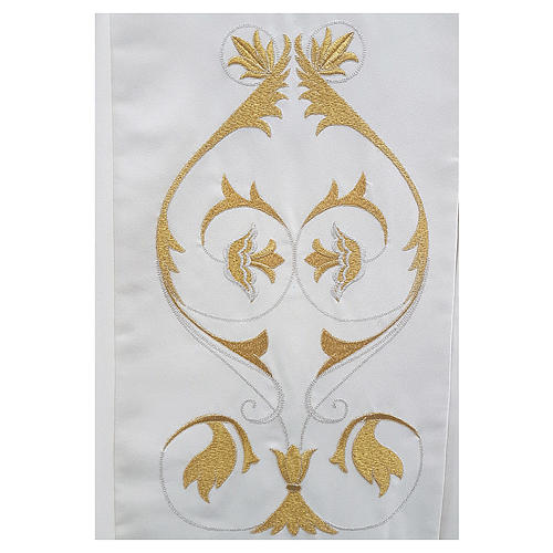 Pluviale mit goldenen Stickerei Polyester Vatican 3