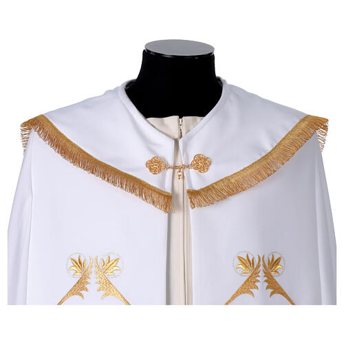 Pluviale mit goldenen Stickerei Polyester Vatican 6