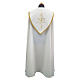 Chape avec riche broderie tissu Vatican polyester s2