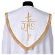 Chape avec riche broderie tissu Vatican polyester s4