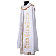 Piviale con ricco ricamo tessuto Vatican poliestere s10
