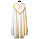 Piviale con ricco ricamo tessuto Vatican poliestere s11