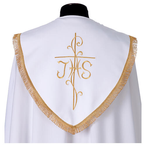 Kapa z bogatym haftem tkanina Vatican poliester 4