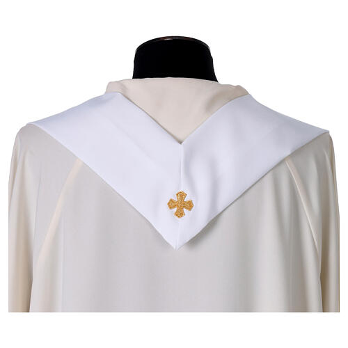 Capa asperges com bordado rico tecido Vatican poliéster 16