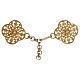 Gold-plated cope clasp with chain s1