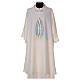 White Marian Deacon Dalmatic 100% polyester with embroidery s1