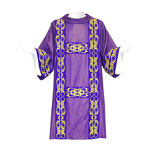 100% silk Deacon Dalmatic with double twisted yarn 1