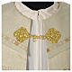 Satin cope with gold cross decoration, ivory s5