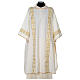 Dalmatic with golden decoration on gallons, ivory s3