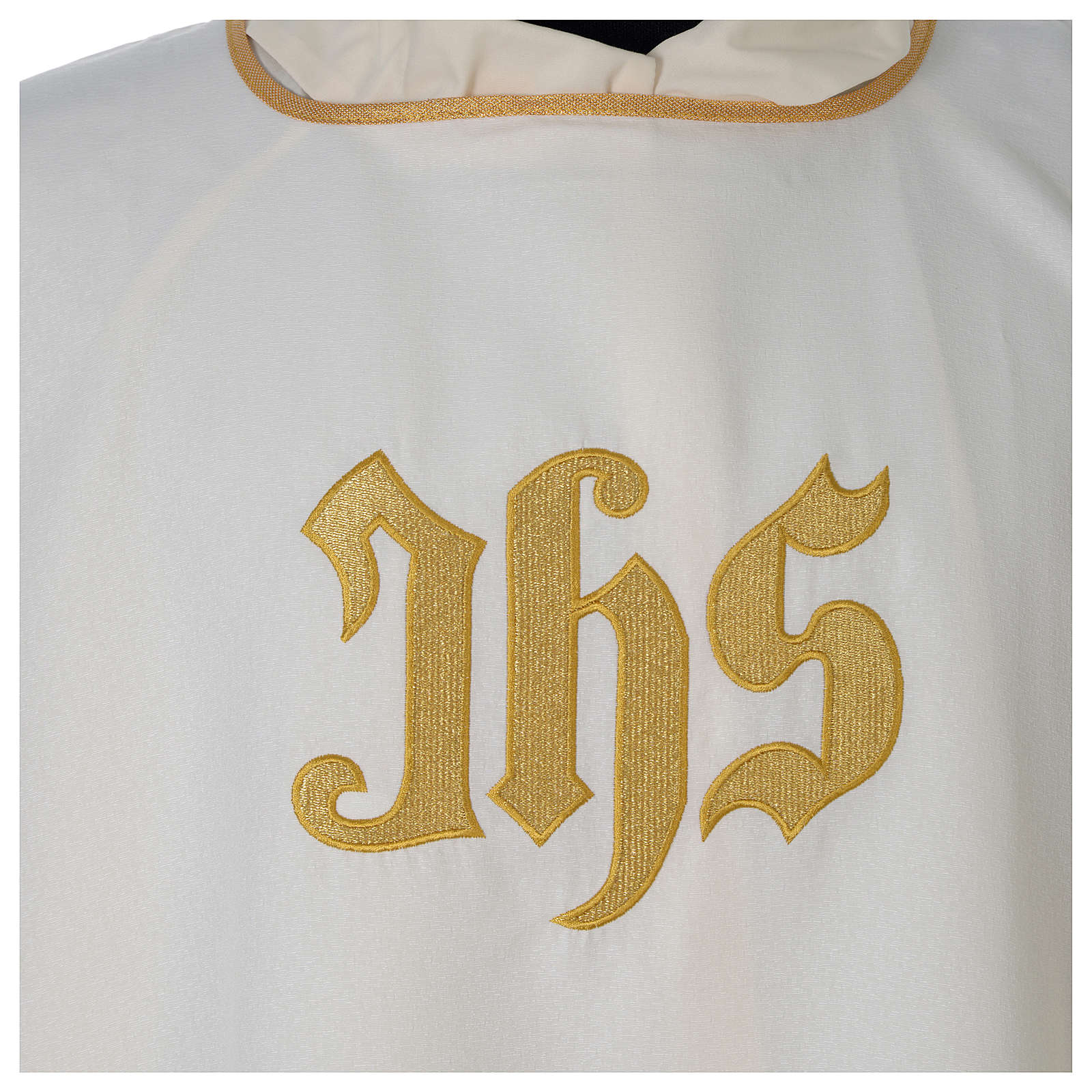 Deacon dalmatic with embroidered IHS symbol | online sales on HOLYART.com