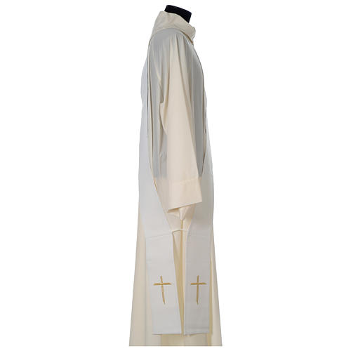 Deacon dalmatic with embroidered IHS symbol 6