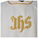 Deacon dalmatic with embroidered IHS symbol s2