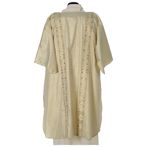 Dalmatic with modern golden decoration on gallon, gold 4