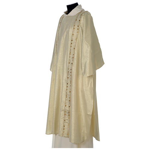 Gold dalmatic with modern lateral banding 3