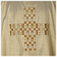 Gold deacon dalmatic with modern cross s2