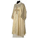 Gold deacon dalmatic with modern cross s3