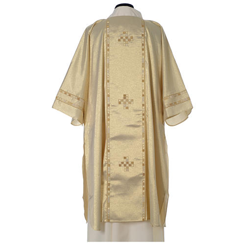 Dalmatic with modern cross decoration on orphrey, gold 4