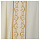 Dalmatic with golden decoration and velvet gallons, ivory s2