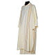 Dalmatic with golden decoration and velvet gallons, ivory s3