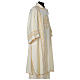 Dalmatic with golden decoration and IHS, ivory s4