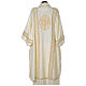 Dalmatic with golden decoration and IHS, ivory s5