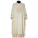 Dalmatic with gold embroidered IHS symbol s1