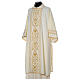 Dalmatic with velvet orphrey decorated in gold, ivory s3