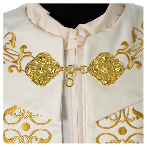 Cope with IHS gold embroidered on hood 4