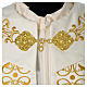Cope with IHS gold embroidered on hood s4