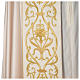 Liturgical Cope with IHS gold embroidered on hood and velvet panels s2