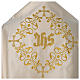 Humeral veil with gold embroidered decoration s2