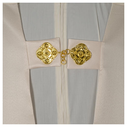 Humeral veil IHS with golden decoration, ivory 7